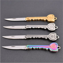 Load image into Gallery viewer, OK Mini Folding Pocket Knife Key Chain Ring Knife
