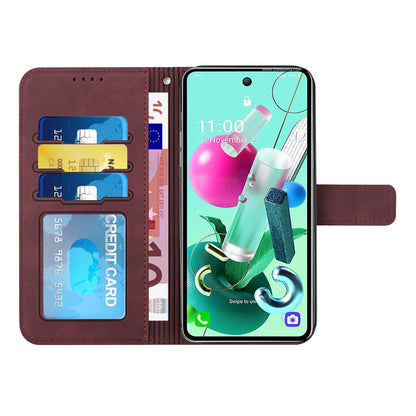 Retro Matte Leather Wallet Case Card Holder Flip Cover for LG