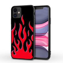 Cargar imagen en el visor de la galería, Artistic personality flame tempered phone cases for iPhone
