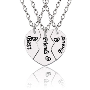 Best Friend Series BFF Necklace For 2-8 BFs