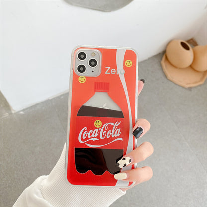 Liquid Creative Drink phone case For iphone