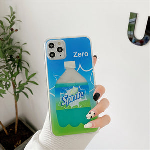 Liquid Creative Drink phone case For iphone