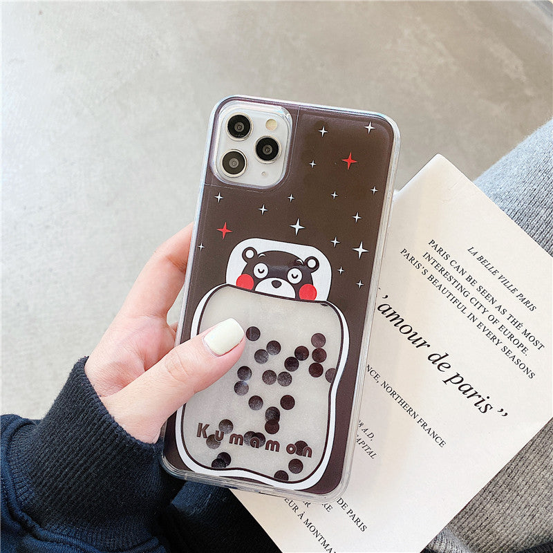 Liquid Creative Drink phone case For iphone