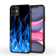 Load image into Gallery viewer, Artistic personality flame tempered phone cases for iPhone
