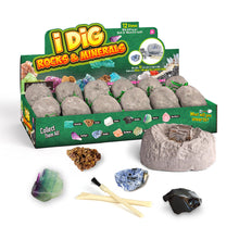 Load image into Gallery viewer, Dig Kit Archaeology Science Stem Gift 12pcs Model Educational Toy Gift for Kids
