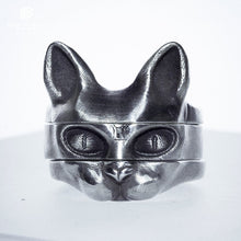 Load image into Gallery viewer, Cute Cat Rings Set Engagement 3 in 1 Best Friend Ring
