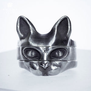 Cute Cat Rings Set Engagement 3 in 1 Best Friend Ring