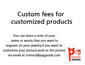 Custom fees for your items from PIGGOODS