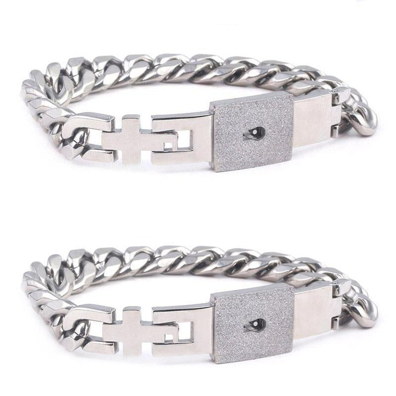 Custom Lock Bracelet Length Engrave Yours Names(The best quality)