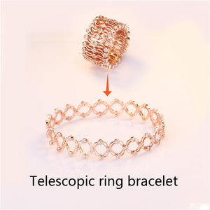 Integrated Dual-use Retractable Ring Bracelet