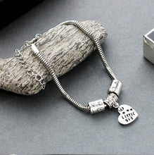 Load image into Gallery viewer, 3 Pcs/Set Big Middle Little Sister Bracelet Necklace BFF Chain
