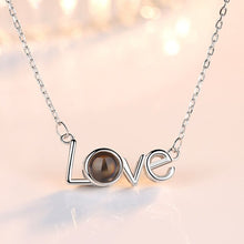 Load image into Gallery viewer, 100 languages I love you Projection Necklace

