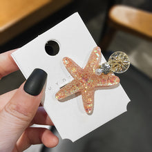 Cargar imagen en el visor de la galería, Acrylic Shell Starfish Hair Clips Fashion Accessories
