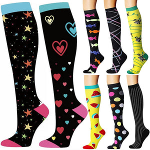 40 styles Quality Unisex Compression Stockings Cycling Socks Fit