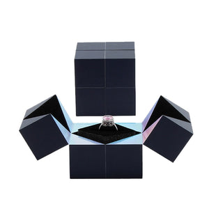 Magic Rubik's Cube Jewelry Box