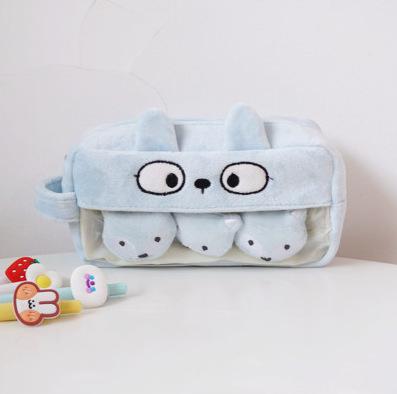 Plush Cute Pencil Case Kawaii Large Capacity Pencilcase