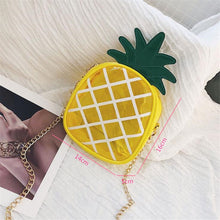 Load image into Gallery viewer, Pineapple Shoulder Bag Jelly Bag
