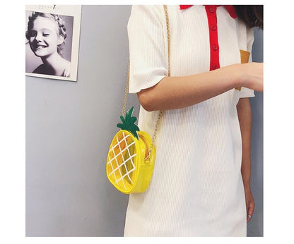 Pineapple Shoulder Bag Jelly Bag