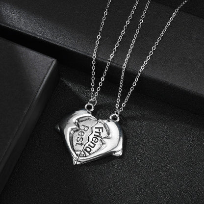 2-4Pcs/set Best Friend Necklace