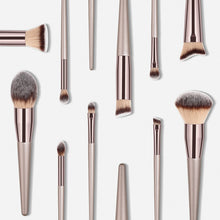 Load image into Gallery viewer, Luxury Champagne Makeup Brushes

