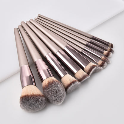 Luxury Champagne Makeup Brushes