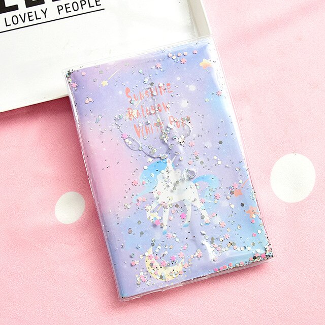 2020 Cute Kawaii Cartoon Notebook Oil Quicksand in