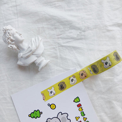 Cartoon Cute Bear Washi Tapes School Tools