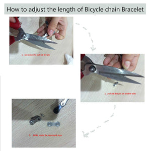 Bicycle Chain Link Bracelet For Men
