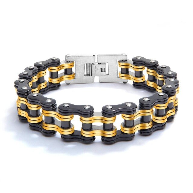 Bicycle Chain Link Bracelet For Men