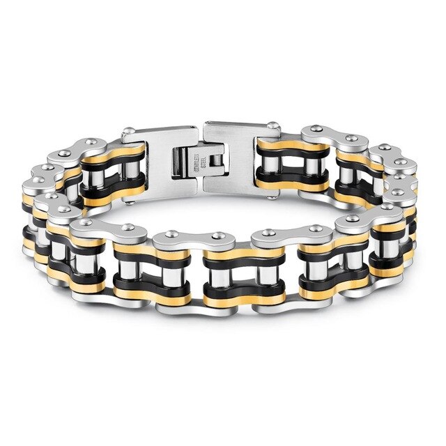 Bicycle Chain Link Bracelet For Men