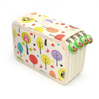 32-72 holes cartoon pencil case