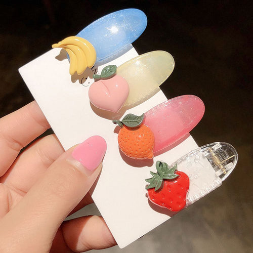 Cartoon Hair Clip Hairgrips Fruit Strawberry