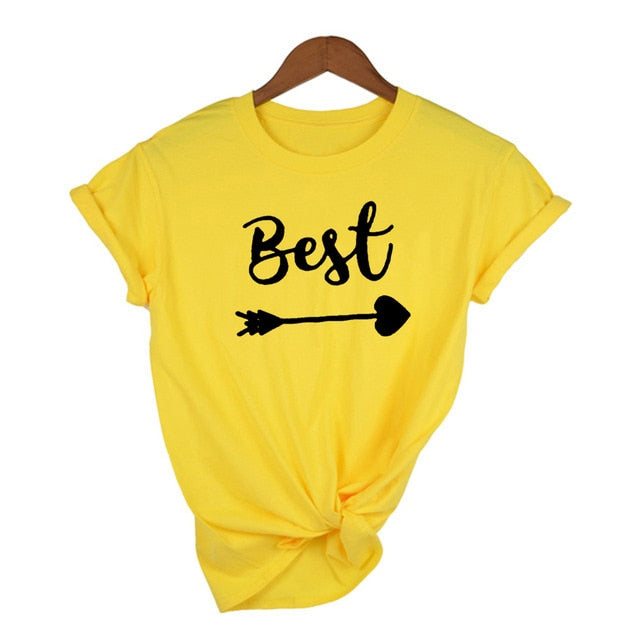 1pcs Best Friends Arrow T Shirt