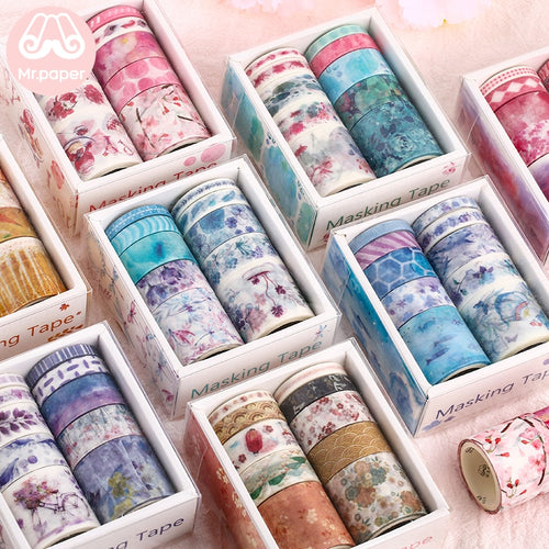 10pcs/box Cute Cartoon Animals Washi Tapes