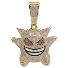Cargar imagen en el visor de la galería, Cuban Chain Hip Hop Gold Silver Plated Charms Chain Jewelry Necklace
