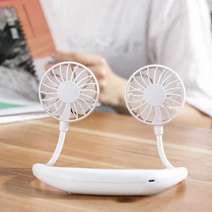 Neck Handing USB Rechargeable Dual-use Fan