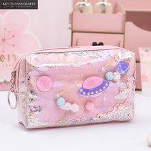 Load image into Gallery viewer, Star Pencil Case Glitter Large Capacity Pencilcase
