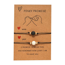 Load image into Gallery viewer, New DIY Charm Morse Code Bracelets For BFF Couples
