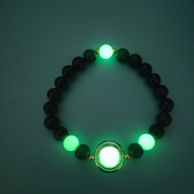 Luminous Pentagram Natural Volcanic Stone Bracelets