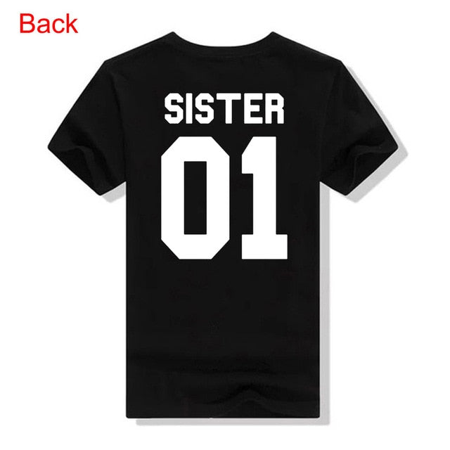 SISTER 01 SISTER 02 Matching Outfit Female Tops