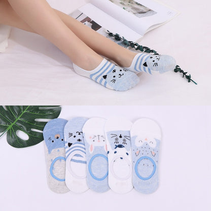 5 Pairs Lot Cotton Women Socks