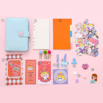 Kawaii Note Book Loose-leaf Girl Kids Stickers