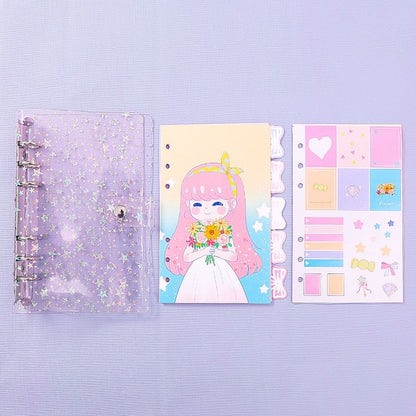 Kawaii Note Book Loose-leaf Girl Kids Stickers