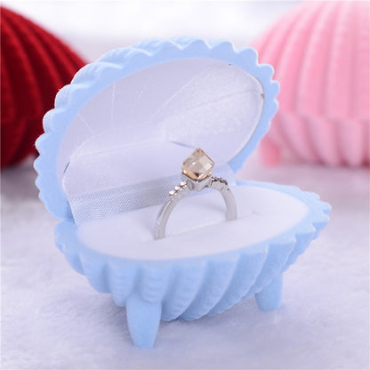 Fashion Velvet Shell Crown Jewelry Box