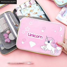 Load image into Gallery viewer, Unicorn Large Capacity Pencil Case
