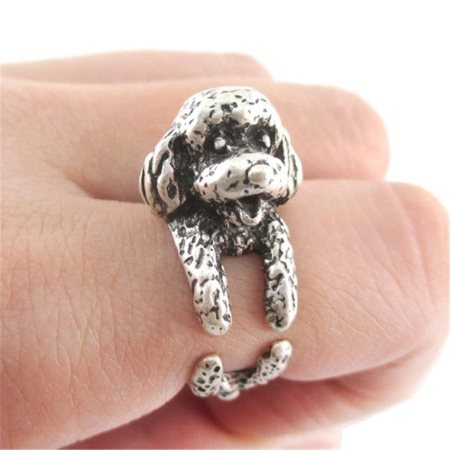 Adjustable Pig Mouse Dog Animal Series Rings