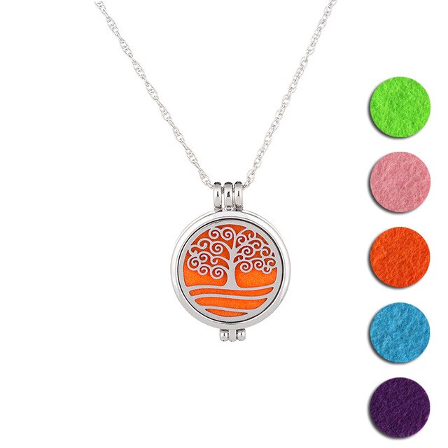 7 pcs Luminous Aromatherapy Pendant Perfume Necklace