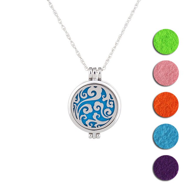 7 pcs Luminous Aromatherapy Pendant Perfume Necklace