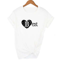Cargar imagen en el visor de la galería, 1 Pcs Best Friend Forever BFF Letter Print Matching T Shirts
