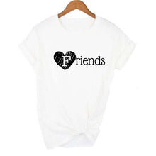 Load image into Gallery viewer, 1 Pcs Best Friend Forever BFF Letter Print Matching T Shirts
